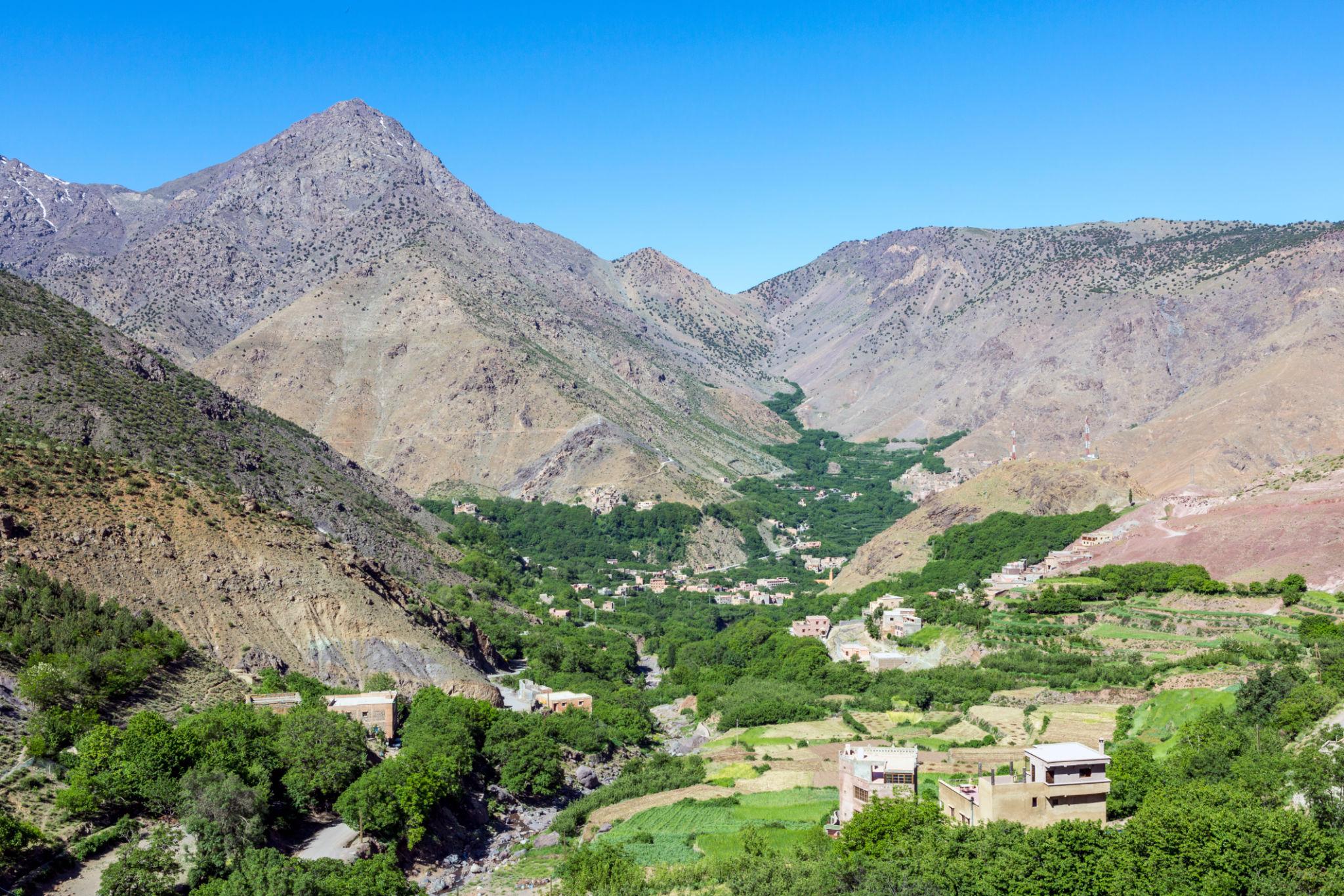Vallée des Aït Bougumez - Zawyat Ahnsal - Cathédrale Rocher - Anergui